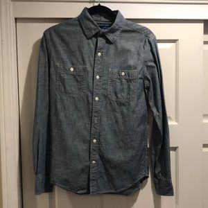 Old Navy Slim Fit Chambray Style Shirt